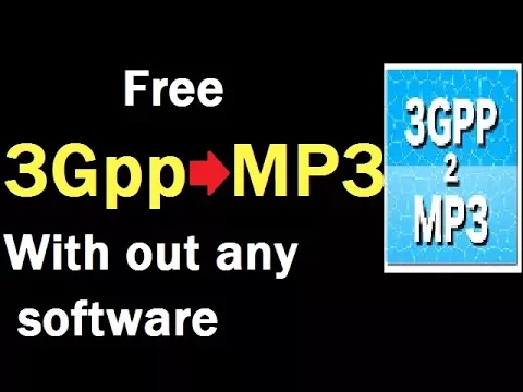 Download MP3 how to convert 3GPP format file to MP3 format without downloading any software