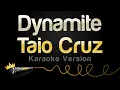 Taio Cruz - Dynamite (Karaoke Version)