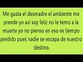 Mi Ultimo Deseo. Los Recoditos. Letra