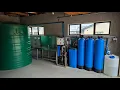 My water filtration and treatment plant. Clean water at 1 rand per litre.