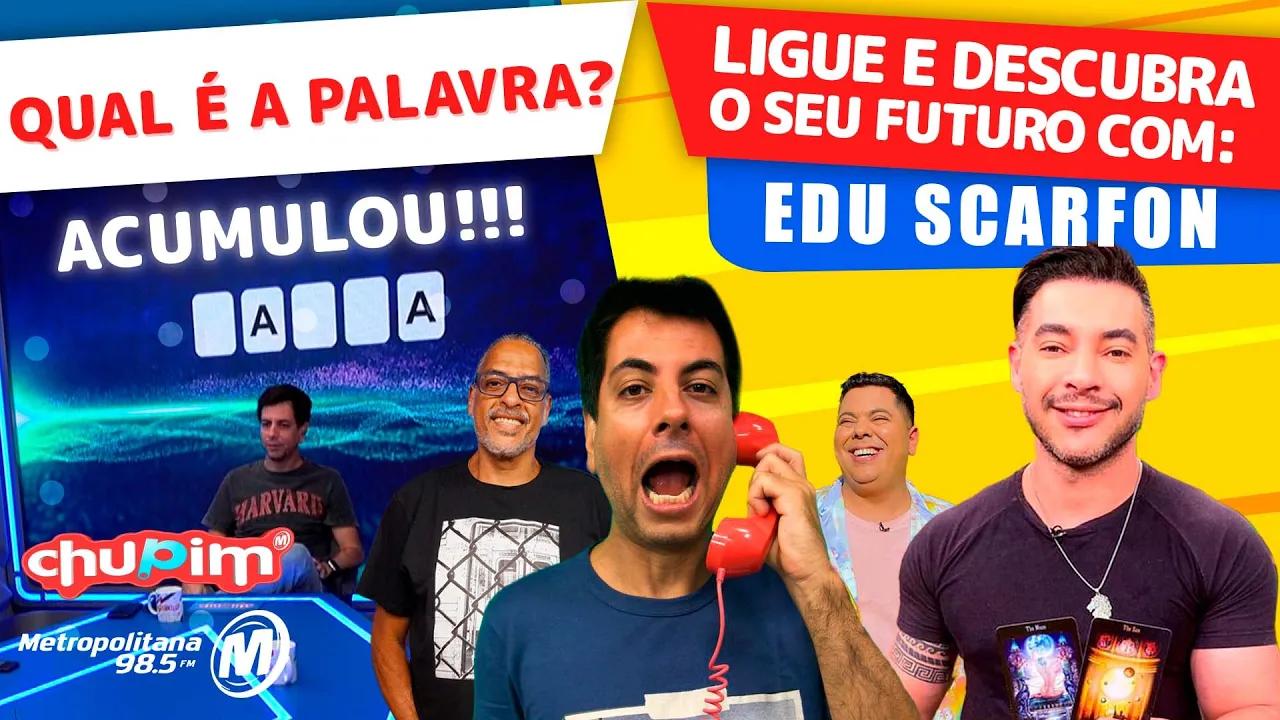 EDU SCARFON - PALAVRA MISTERIOSA!!! - 29/06/2023