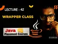 java training 42 wrapper class in java