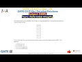 GATE CS 2005 Question 76 GATE CS PYQs GATE CS Solutions DBMS Refrential Integrity