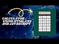 how to make a calculator using html css and javascript