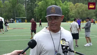 DevilsDigest TV Offensive coordinator Marcus Arroyo post practice