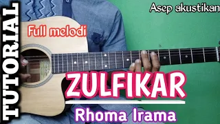 Download ZULFIKAR -- RHOMA IRAMA I TUTORIAL GUITAR FULL MELODY MP3