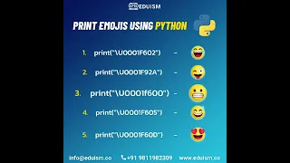 How to print emojis using unicode in Python
