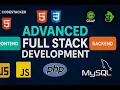 Full Stack Web Development Course HTML CSS JavaScript GSAP PHP MySQL Frontend to Backend
