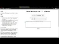 Microsoft Sam Voice Generator
