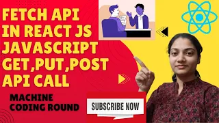 How to call API in React JS Javascript Fetch API GET POST PUT HTTP method HTML CSS API