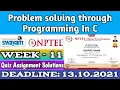 Problem solving through Programming In C NPTEL Week 11 Assignment 11 Solution July 2021