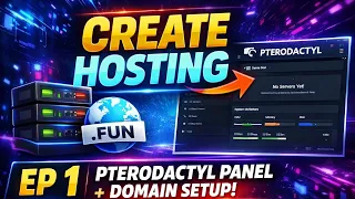 How To Create Your Own Hosting Episode 1 - Pterodactyl Panel Setup Domain Full Guide Paid