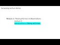 Surveying Tutorials Module 3 lecture 1 Theory of Errors in Observations