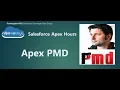 Apex PMD Code Analysis in Apex Static code analysis Robert Sosemann