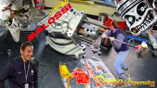 Moteur de PIAGGIO CIAO, ses défauts, les améliorations possibles + construction d'un moteur MALOSSI