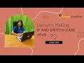 Decision Making IF and Switch Combined JAVA Sandhya Rathi