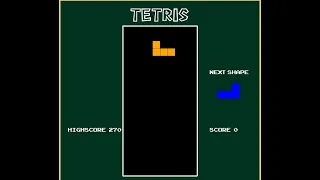 Simple Tetris Game using Pygame in Python