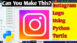 Instagram Logo Using Python Turtle Easy Python Turtle Graphics Drawing Tutorial For Beginners