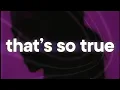 Download Lagu Gracie Abrams - That's So True ❤️‍🔥 (slowed \u0026 reverb)