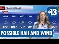 Storm Potential Continues in Las Vegas With Possible Hail and Gusty Winds