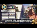 Daggerheart Characters Quickly Fantasy Grounds Tutorial
