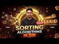Master Sorting Algorithms in 1 Hour DSA with C in Telugu PythonLife