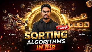 Master Sorting Algorithms in 1 Hour DSA with C in Telugu PythonLife