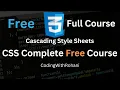 CSS Complete Free Course for beginners CodingWithRohani