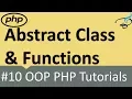 OOP PHP Abstract Classes ans Functions
