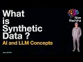 What is Synthetic Data