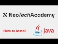 How to Install Java JDK on Windows