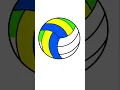 colouring volleyball