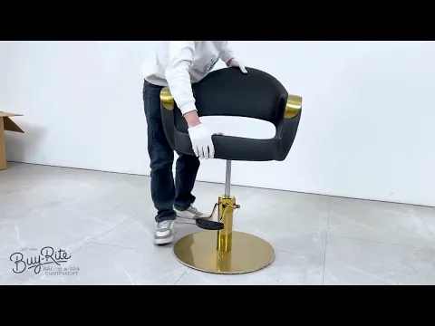 Luna Gold Styling Chair - Unboxing & Assembly Video
