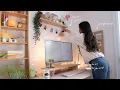 Desk Makeover cozy wfh setup ikea vlog ep 2