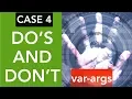Can we specify varargs as the first parameter of a method variable length argument in java