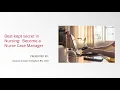 Best kept secret in Nursing Become a Nurse Case Manager 2022