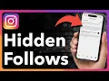 How To Hide Instagram Following And Followers List