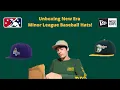Unboxing New Era Minor League Baseball Hats