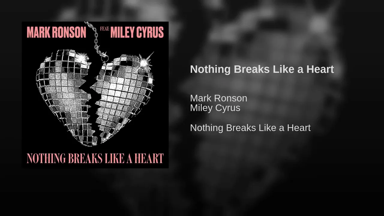 Mark Ronson & Miley Cyrus - Nothing Breaks Like a Heart (Audio)