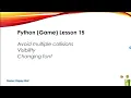Python Game Lesson 15