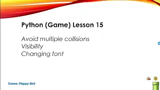 Python Game Lesson 15