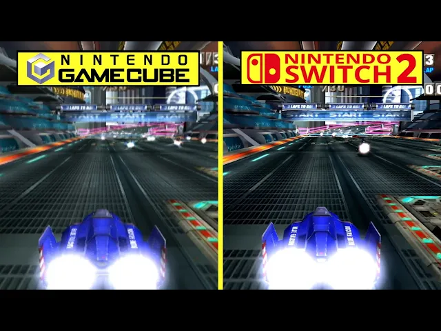 F-Zero GX Switch 2 vs Gamecube Early Graphics Comparison