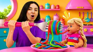 Esma ve Emily ile Rengârenk Makarna Yapımı