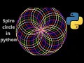 How to make Spiro Circle in python