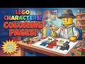 LEGO Characters Coloring Pages Fun Coloring Pages for Kids