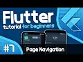 Flutter Tutorial For Beginners - Page Navigation