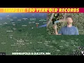 Temperatures Tie 100 Year Old Records