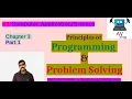 Plus one Computer Application Science Principles of Programming Chapter 3 Part 1 Short Note