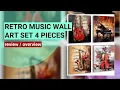 Review Transform Your Space with Retro Music Themed Wall Art