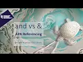 APA Referencing And vs ampersand